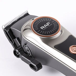 Recortadora de <span class=keywords><strong>Barba</strong></span> Dorada con Pantalla LED Modelo Nuevo RAF R.490 con 4 Peines Cortos, Recortadora de Pelo Eléctrica Inalámbrica para Hombre - Product Image 4