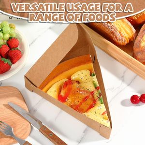 Tùy chỉnh sóng <span class=keywords><strong>kraft</strong></span> giấy container <span class=keywords><strong>pizza</strong></span> mì salad Hamburger Sushi thức ăn nhanh Takeaway hộp - Product Image 4