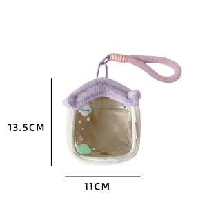 Sac de rangement grande capacité en peluche Hawaïenne PVC, sac à poupée d'extérieur extra large, sacs de rangement réutilisables pour concerts - Product Image 5