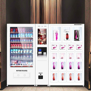 Tương tác dành cho người lớn sản phẩm Máy bán hàng tự động màn hình cảm ứng dày cơ thể thép không gỉ lưới Tủ sản xuất SDK chức năng - Product Image 2