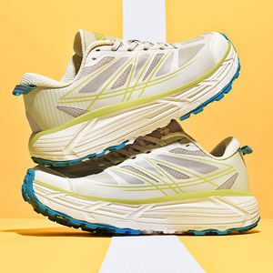 Chaussures de course pour hommes OEM&ODM avec amorti et ressorts, respirantes, antidérapantes, pour la course en plein air, baskets tendance en maille - Product Image 5