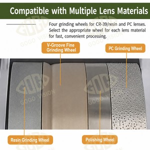 Machine à tailler les verres électriques SJG-7100, meuleuse automatique de verres de lunettes, biseautrice pour magasin d'optométrie et laboratoire d'optique - Product Image 2