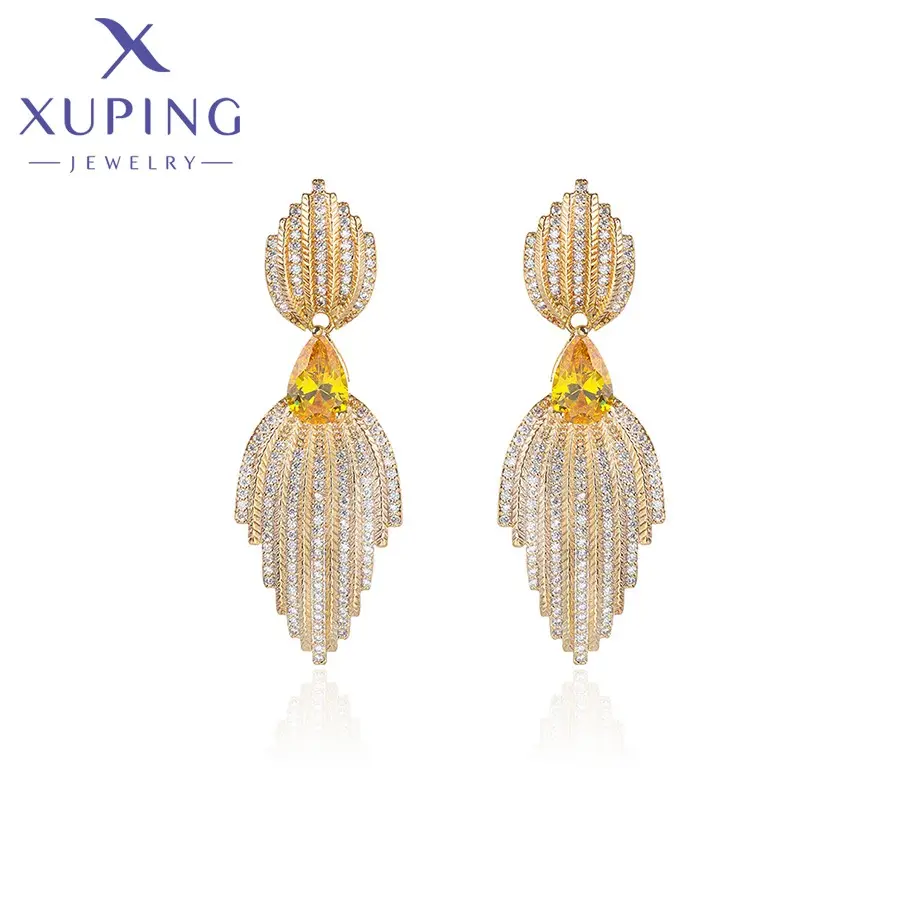 YSearring-1158 Xuping Jewelry Fashion Luxury 18k Gold Jewelry Earrings Valentine's Day Gift Earrings For Women