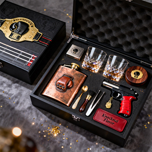 Set de Cigarrillos de Whisky con Temática de Boxeo Personalizable OEM/ODM, Kit Premium para Cocteles Ahumados con Bourbon para Clubes Deportivos y Torneos - Product Image 1