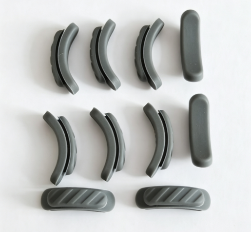 Durable Gray Silicone Cable Clip Anti-Slip Wire Holder Grommet Clip for Electronic Equipment Wire Fixing Accessories