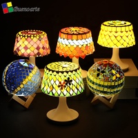 Kits de lampes de table en mosaïque DIY, série de lampes à applaudissements