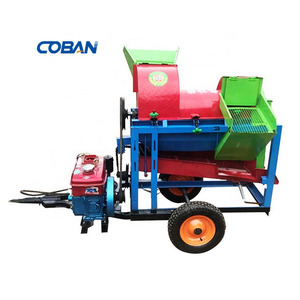 Diesel/Petrol Engine Mini Corn Thresher Machine Maize Sorghum <b>Millet</b> Wheat Pecan Soybean Rice Soya Bean Pea Sheller - Product Image 1