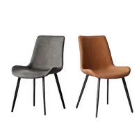 מקצועי יצרן מודרני עיצוב עור מפוצל כיסא chairhigh בחזרה כיסא אוכל