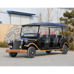 Carrinho de golfe elétrico clássico carro vintage carrinho de golfe retrô para venda