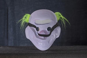 Máscara de Payaso Verde de <span class=keywords><strong>Joker</strong></span> para Halloween, Máscara Facial <span class=keywords><strong>Completa</strong></span> para Adultos, Accesorio de Película de DC, Plástico Transpirable, Maquillaje Divertido - Product Image 6