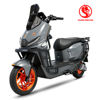 Scooter électrique longue portée avec moteur puissant sans balais, cadre en acier renforcé, moto électrique multicolore pour adultes