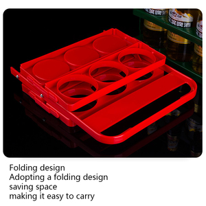 IStapromo Cadeaux - Porte-bouteilles de vin pliable personnalisé avec logo, en PP, pour 6/8 bouteilles, panier à bière pliable - Product Image 5