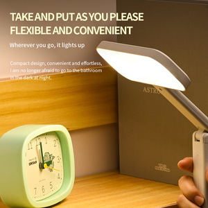 Modern Eye-Protecting Folding Touch LED Desk Lamp with ABS Material <strong>Battery</strong> Operated for Living Room Bedroom Study Work - Product Image 3