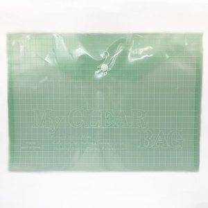แฟ้มใส่เอกสารกันน้ำพลาสติกแบบใส ปิดด้วยกระดุม หลายสี ลดราคา - Product Image 5