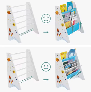 Bibliothèque en bois style Montessori pour enfants Kit d'étagères d'organisation salle de jeux école présentoir pour le rangement des adolescents - Product Image 6