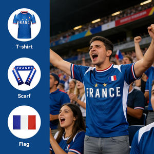 T-shirts de supporters de football Gahumi 2026 Canada Mexique USA, sublimation, t-shirt personnalisé pas cher pour équipe de football, vêtements de football haut de gamme - Product Image 2