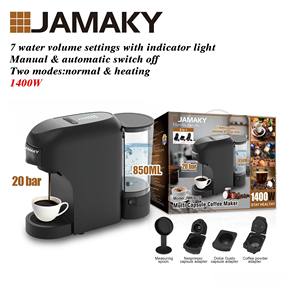 Machine à café multi-capsules efficace de 1400 W, chauffage rapide pour l'<span class=keywords><strong>espresso</strong></span>, minuterie de 9 minutes - Product Image 6