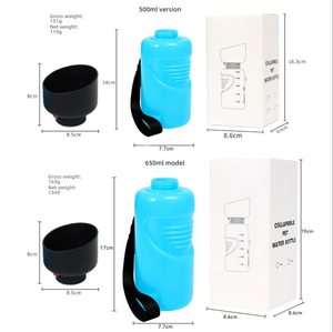 Portable <b>Dog</b> Water <b>Bottle</b> with Eco-friendly Foldable Bowl Design Leak-Proof <b>Dog</b> Water Bowl Dispenser for Walks and Hikes - Product Image 5