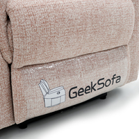 Geeksofa Fauteuil inclinable électrique moderne en tissu de cuir avec fonction extensible pour meubles de salon
