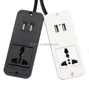 Tiêu chuẩn Châu Âu điện dải EU ổ cắm văn phòng bàn nhúng <span class=keywords><strong>USB</strong></span> và TYPE-C sạc nhanh sạc với <span class=keywords><strong>2</strong></span> AC cửa hàng - Product Image 5