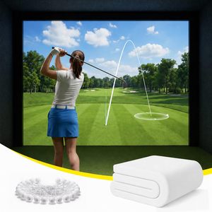 Écran d'impact résistant à la déchirure d'écran de frappe de simulateur de golf de triple couche de compatibilité élevée - Product Image 1