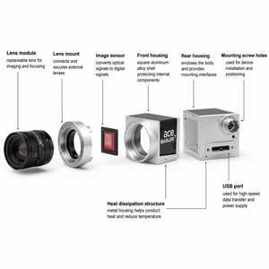 โมดูลกล้องอุตสาหกรรม USB3 Vision กล้องวิชันซิสเต็มสำหรับการตรวจสอบอัตโนมัติ - Product Image 2