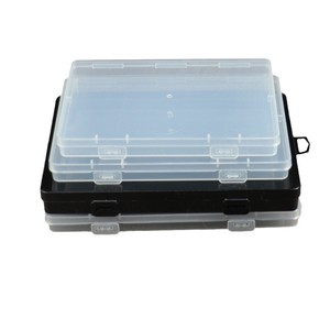 Rectangular Empty Plastic <b>Storage</b> <b>Box</b> With Flip Top For Office Desktop Organization Solid Color PP <b>Material</b> - Product Image 5