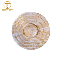 Offre Spéciale Table de mariage décoration verre chargeur assiettes Durable verre opale trempé mariage Charge plaque fruits service