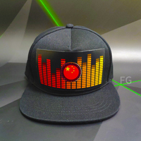 EL Light up-Gorra luminosa para fiesta, luz led activada por sonido