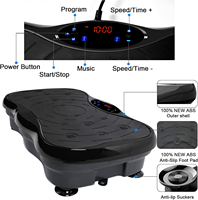 Plateforme vibrante oscillante puissante pour la perte de poids et le fitness à domicile, vente en gros directe usine de machines d'exercice ABS