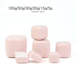 5/15/20/30/50/100g chai kem vuông PP hộp tròn nhỏ lotion Dung tích nước <span class=keywords><strong>Jar</strong></span> bao bì công nghiệp rỗng nhựa mỹ phẩm - Product Image 2