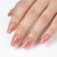 KODIES-Vernis à ongles gel semi-permanent en flacon rose blush, pour manucure et manucure