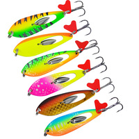 Leurre coulant coloré en acier à paillettes pour la pêche à la truite, au black-bass et au walleye, 12g, type Flutter Gizmo Chatter Bait