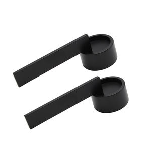 घरेलू दरवाजे के लिए गोल ठोस हैंडल विभाजित लॉक इलेक्ट्रोप्लेटेड मैट काले नई शैली का दरवाजा लॉक - Product Image 6