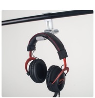 Support de casque de jeu pour PC en alliage d'aluminium rembourré à double pince pour support de table Chicon CHHP02