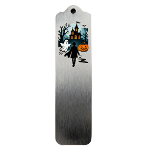 Tùy Chỉnh Thăng Hoa Dài Mỏng Halloween Kim Loại Đánh Dấu Bán Buôn Trống In Kinh Dị Chủ Đề Bạc Đánh Dấu Cho Độc giả - Product Image 3