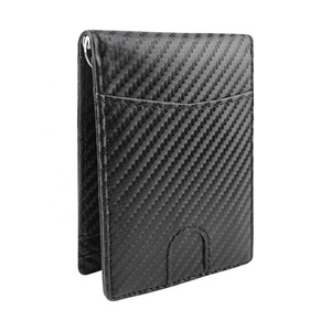 Front Pocket <b>Wallets</b> <b>RFID</b> <b>Blocking</b> Bifold Credit Card Holder Mens Slim Money Clip Leather <b>Wallet</b> - Product Image 2