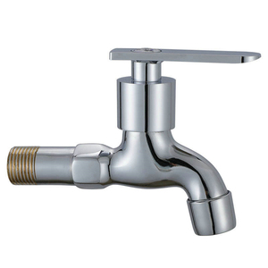 <span class=keywords><strong>Robinet</strong></span> mural en laiton massif chromé pour machine à laver avec raccord rapide pour <span class=keywords><strong>jardin</strong></span>, buanderie, salle <span class=keywords><strong>de</strong></span> bain - Product Image 1