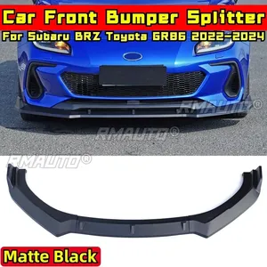 ชุดแต่งรอบคันสำหรับ Subaru BRZ Toyota GR86 ปี 2022-2024 ชุดแต่งกันชนหน้าสีดำเงา สไตล์ DC  แผ่นปิดกันชนหน้า อุปกรณ์ตกแต่งรถยนต์ - Product Image 2