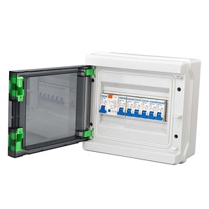 Boîtier de distribution étanche en plastique HA-12 63A 220V IP54 pour extérieur, montage en surface, disjoncteur, boîte de commutation aérienne - Product Image 1