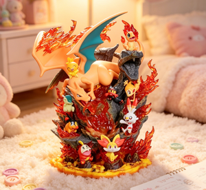 [DST] Statue LED Diorama Édition Personnalisée 3 Designs Vortex de Feu, Récif Aquatique, <span class=keywords><strong>Tour</strong></span> de Roche Scellée - Product Image 2