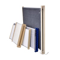 Nouvelle industrie noyau de carbone à panneau plat collecteur de poussière d'air purificateur cartouche élément de filtre à air en papier polyester