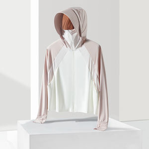 2025 nouvelle tendance femmes crème solaire glace soie toile vêtements UPF50 + Protection UV fermeture éclair jeune lâche léger respirant pour l'été - Product Image 4