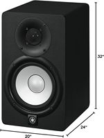 Moniteur de studio actif HS5 de 70 W, haut-parleur de monitoring 5 pouces, haut-parleur Hi-Fi pour ordinateur HS7