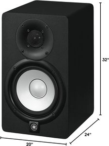   Monitor de Estudio HS5 de 70W, Altavoz <span class=keywords><strong>Activo</strong></span> de 5 Pulgadas para Escucha, Altavoz HiFi para Computadora - Product Image 4