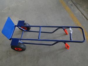 माल परिवहन धातु प्लेटफॉर्म ओएम के लिए पोर्टेबल भारी शुल्क औद्योगिक ट्रॉली ट्रक गाड़ी 250 किलोग्राम भार दो पहिया हाथ ट्रॉली - Product Image 5