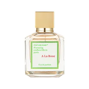 Botella de perfume duradera personalizada OEM de 50ml con caja de perfumes árabes originales para el cuerpo o la ropa