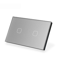 Commutateur intelligent Tuya Zigbee avancé Comans, distributeur de commande double US/AU, panneau mural tactile en verre pour escalier bidirectionnel, commande vocale pour la maison
