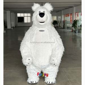 Costume gonflable de mascotte d'ours brun adulte Anime <span class=keywords><strong>Cosplay</strong></span> Kit pour Halloween Party Event Walk and Carnival Dress - Product Image 4