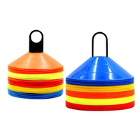 Groothandel plastic schijfmarkeringskegels, platte snelheids- en behendigheidstrainingkegels voor voetbal, basketbal en andere sporten.